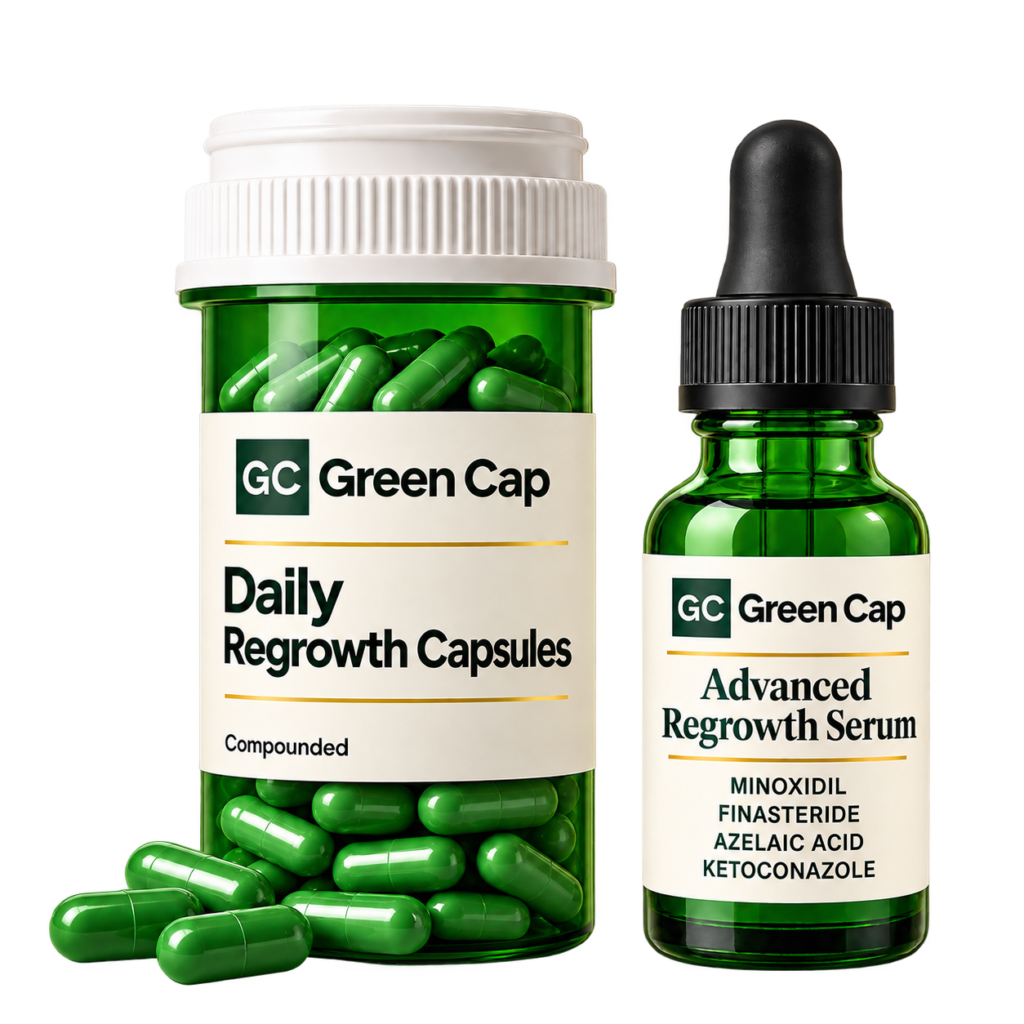Hair Regrowth Combo Capsules and Serum