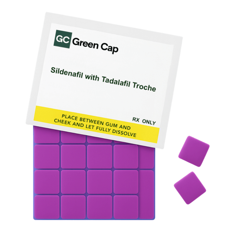 Sildenafil with Tadalafil Troche For Men