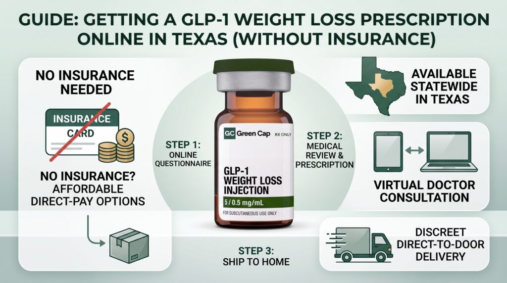 GLP-1 Weight Loss Prescription Online in Texas