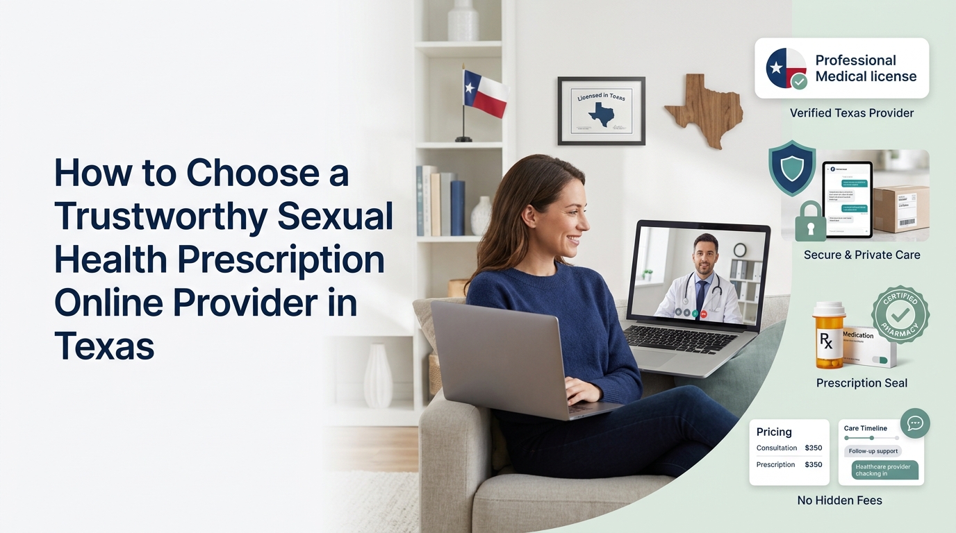 How to Choose a Trustworthy Sexual Health Prescription Online Provider in Texas