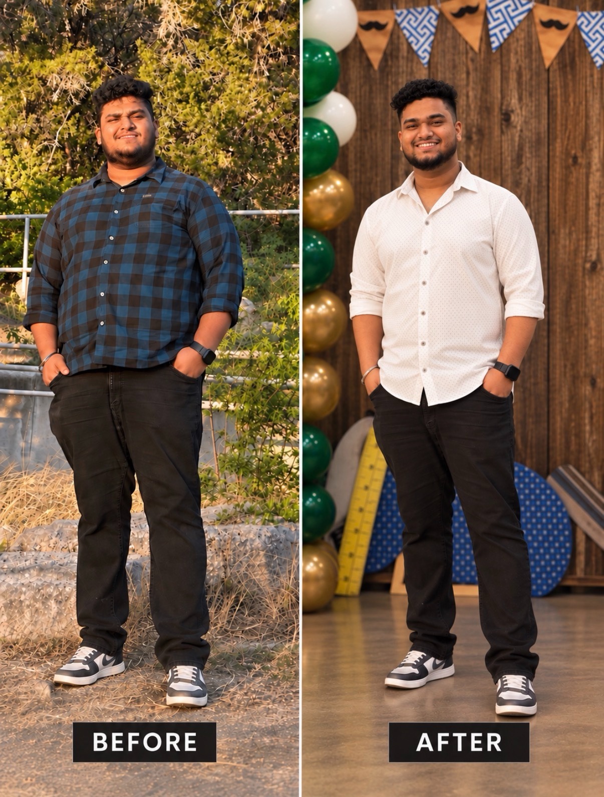 Green Cap weight loss patient progress - Ashik